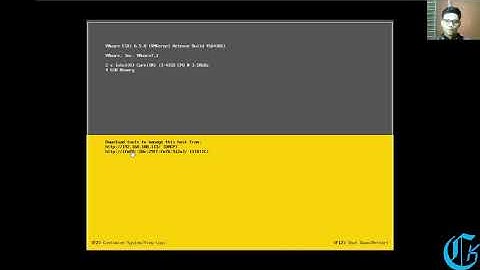 ESXi OS & Static IP Installation