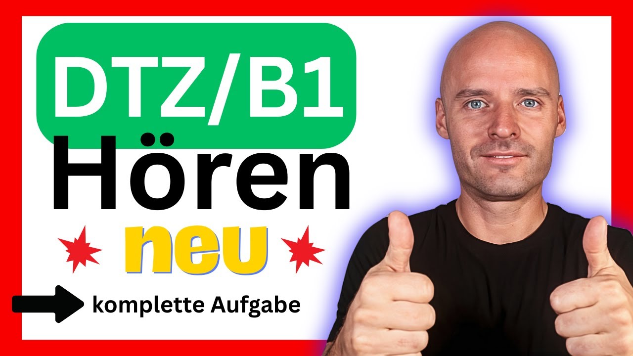 ✅ So bestehst du Hören in der DTZ/B1-Prüfung garantiert!