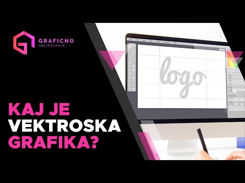 Video: Kaj Je Vektorska Grafika