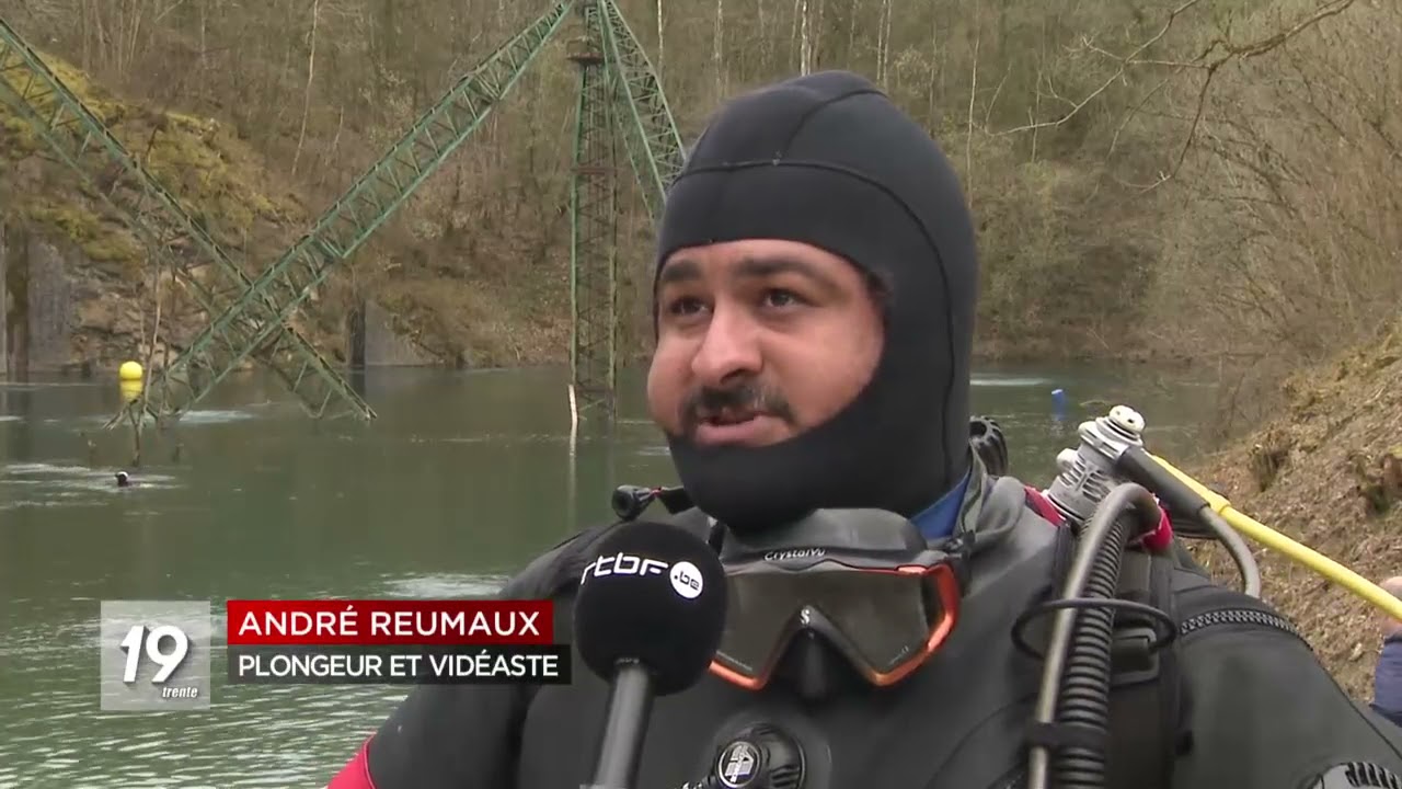 Aquiflor était à la carrière de Rochefontaine pour aider à du rempoissonnement. C'est magique.