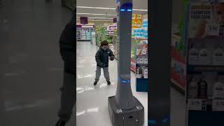 Found a dance partner at the store #shorts #dance #robot