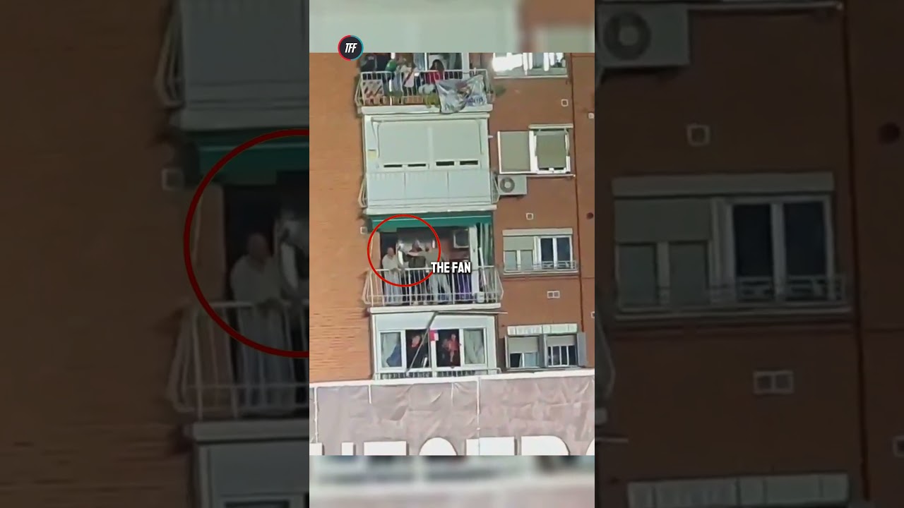 Valverde shoots a ball inside a neighbor's apartment 😂😭