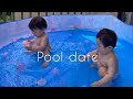 【初コラボ】男友達とプールデートしてみた