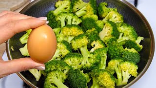 Do you have broccoli and eggs at home?  Healthy, delicious and easy recipe! cook ASMR!