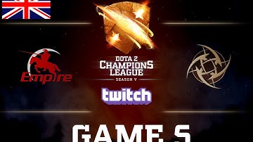 D2CL S5: Empire vs NiP [ENG] Game 5