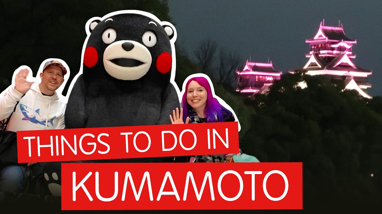 Kumamon Hunting in Kumamoto 🐻 Kyushu, Japan