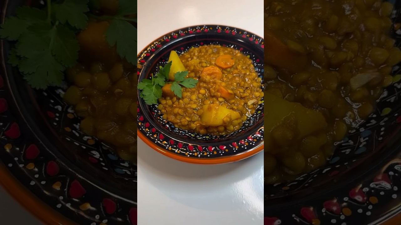 Lentilles à la marocaine préparées au Cookeo