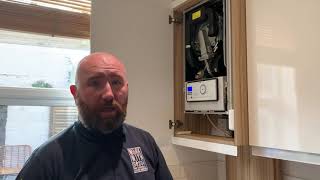 How to check pressure on a Vaillant boiler