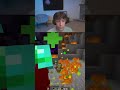 7 Year Old DESTROYS Me in 1v1 #minecraft #shorts #challenge