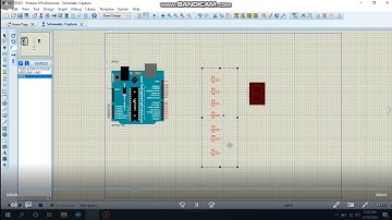 simulasi 7 segment pada proteus