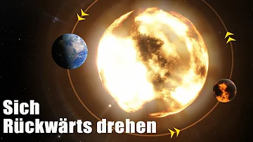 Welche Planeten drehen sich rückwärts?