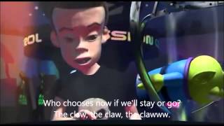 Video thumbnail of "The Claw - The Aliens (with lyrics) - Toy Story Sing-Along Songs"