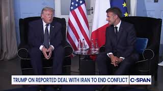 الرئيس ترامب يتحدث عن إيران وأوكرانيا وروسيا ونزالات بطولة القتال النهائي (UFC) screenshot 1