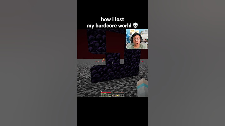 Minecraft Hardcore Moment