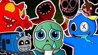 :     +  ! - SANS vs DOORS HOTEL (Rainbow Friends) -  / Reaction