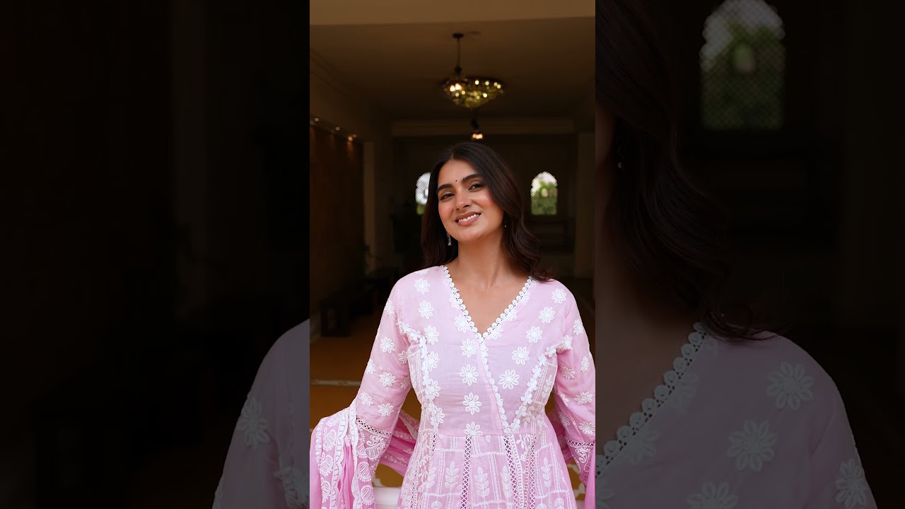 Light Pink Mal Cotton Suit