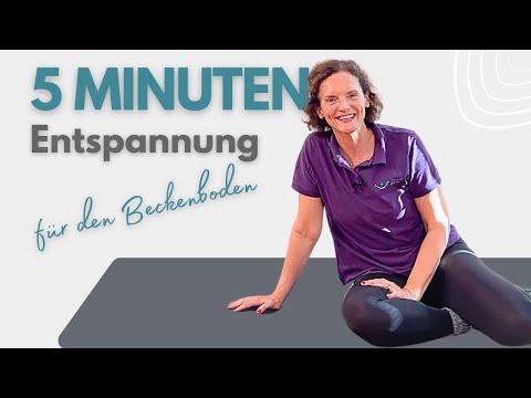 5 Minuten für Ihren Beckenboden: Die beste Entspannungsübung im Liegen.