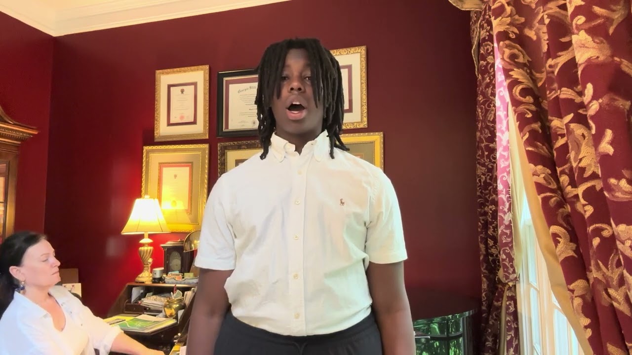 Joshua Meredith sings O Del Mio Dolce