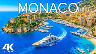 Monaco 4K 🇲🇨 Monte Carlo Marina, Luxury Superyachts & Riviera Glamour