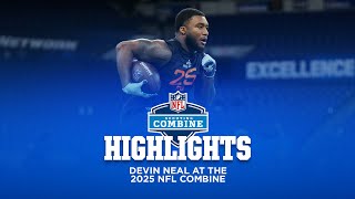 Famous Devin Neal Highlights 2025 NFL Combine Highlights Profile
