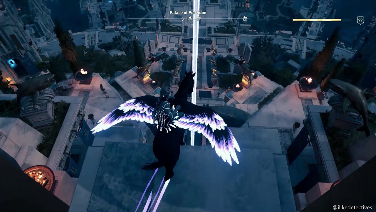 Assassin's Creed Odyssey - Black Purple Unicorn (Alicorn)