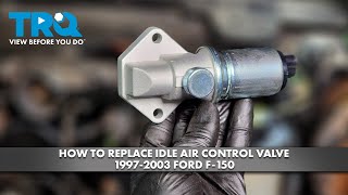 How to Replace Idle Air Control Valve 19972003 Ford F150