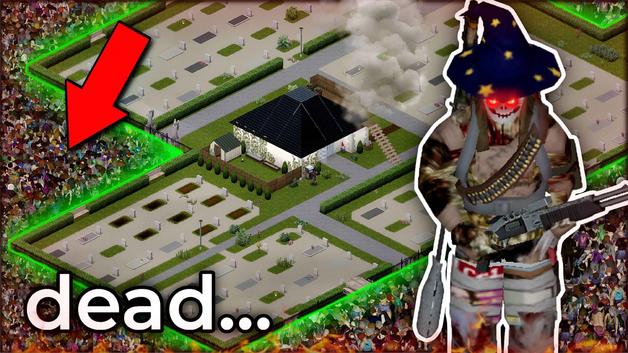 Posso Sobreviver por 100 Dias no CEMITÉRIO do Project Zomboid?