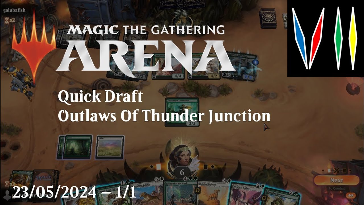 MTG Arena Quick Draft Outlaws Of Thunder Junction (23/05/2024) YouTube