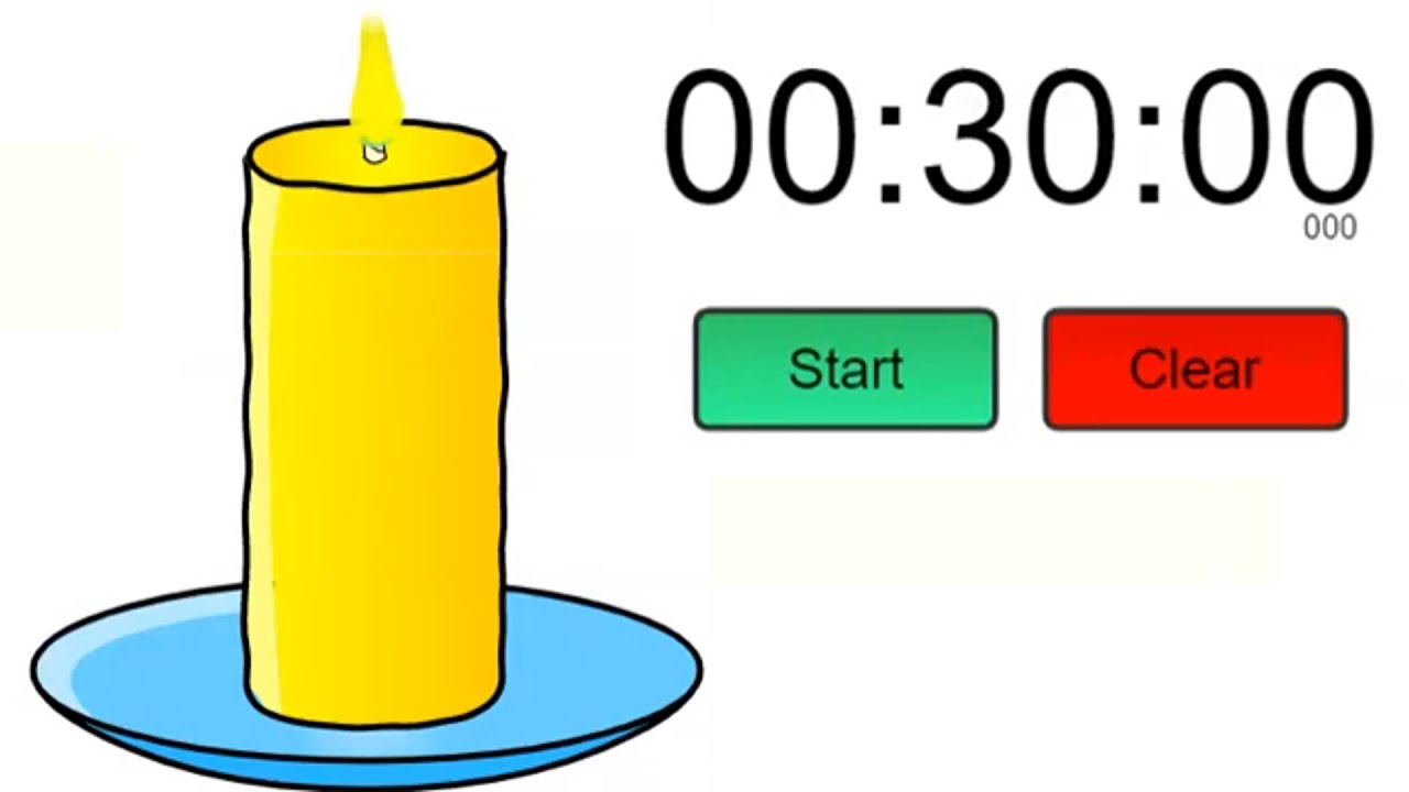 🔥 30 Minutes Candle Timer