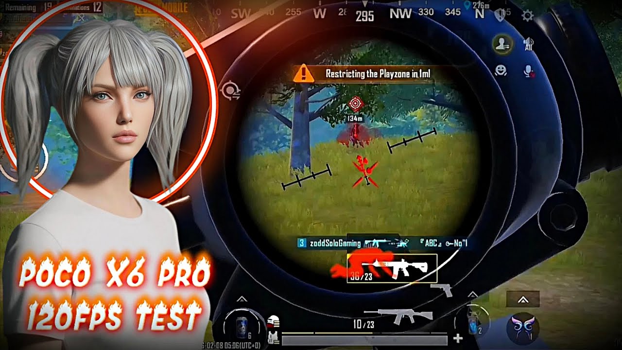 POCO X6 PRO 120FPS PUBG TEST || 1vs4 Clutches 🤬🤬 Spray and Intense Fight | ZoddSolo Gaming 