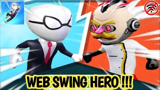 🕸WEB SWING HERO GAMES [ GAME STICKMAN SUPERHERO ANDROID ] GAMEPLAY WALKTROUGH #3 screenshot 4