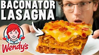 Josh Makes Wendy's Baconator Lasagna screenshot 5