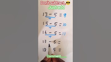 subtract and add । जोड़ और घटाव। amazing tricks