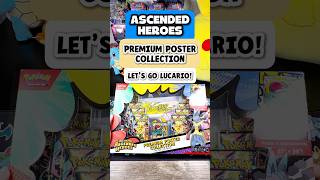 Ascended Heroes Premium Poster Collection? 👀 Let’s Go Lucario! #pokemon #pokemoncards #pokemontcg