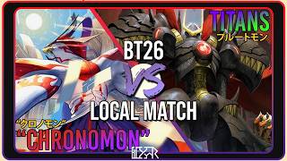 "Chronomon" vs Plutomon Titans [Digimon TCG BT26 Local Match] Match Commentary