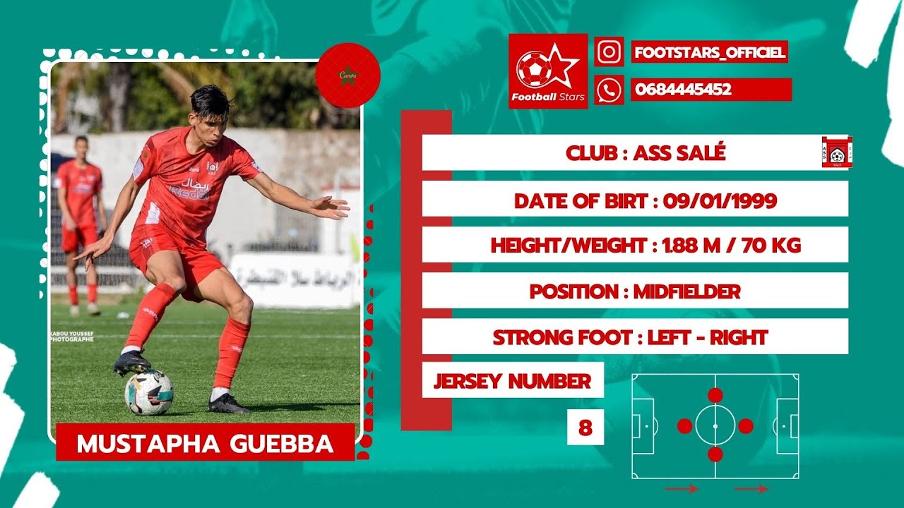 FOOTBALL STARS | MUSTAPHA GUEBBA [MIDFIELDER] [ASS] - 2024/2025
