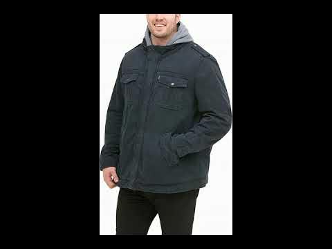 Amazon must have:Levi's Men's Washed Cotton Hooded Military Jacket - YouTube