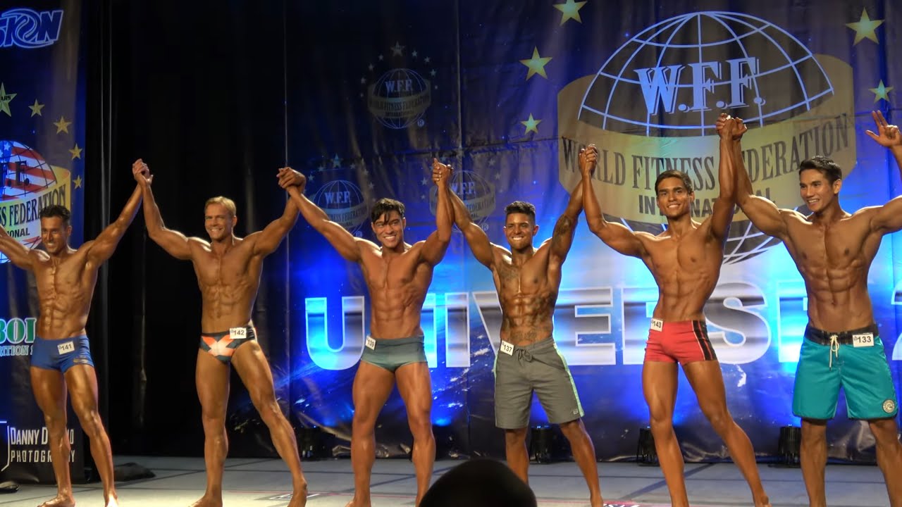 Men Sports Model Pro Comparisons - WFF Universe 2016