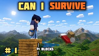 I Started a Minecraft Survival World… Then Tried a 64 BLOCK MLG! 💀 | EP 1