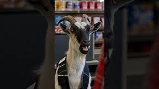 Goat doesn't give a damn about this #videos #goat #goatvideos #supermarketsimulator  #goatsimulator