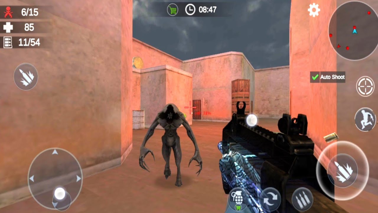 Zombie 3D Gun Shooter: Free Survival Shooting GamePlay- 30 Fun Shooting Game's
