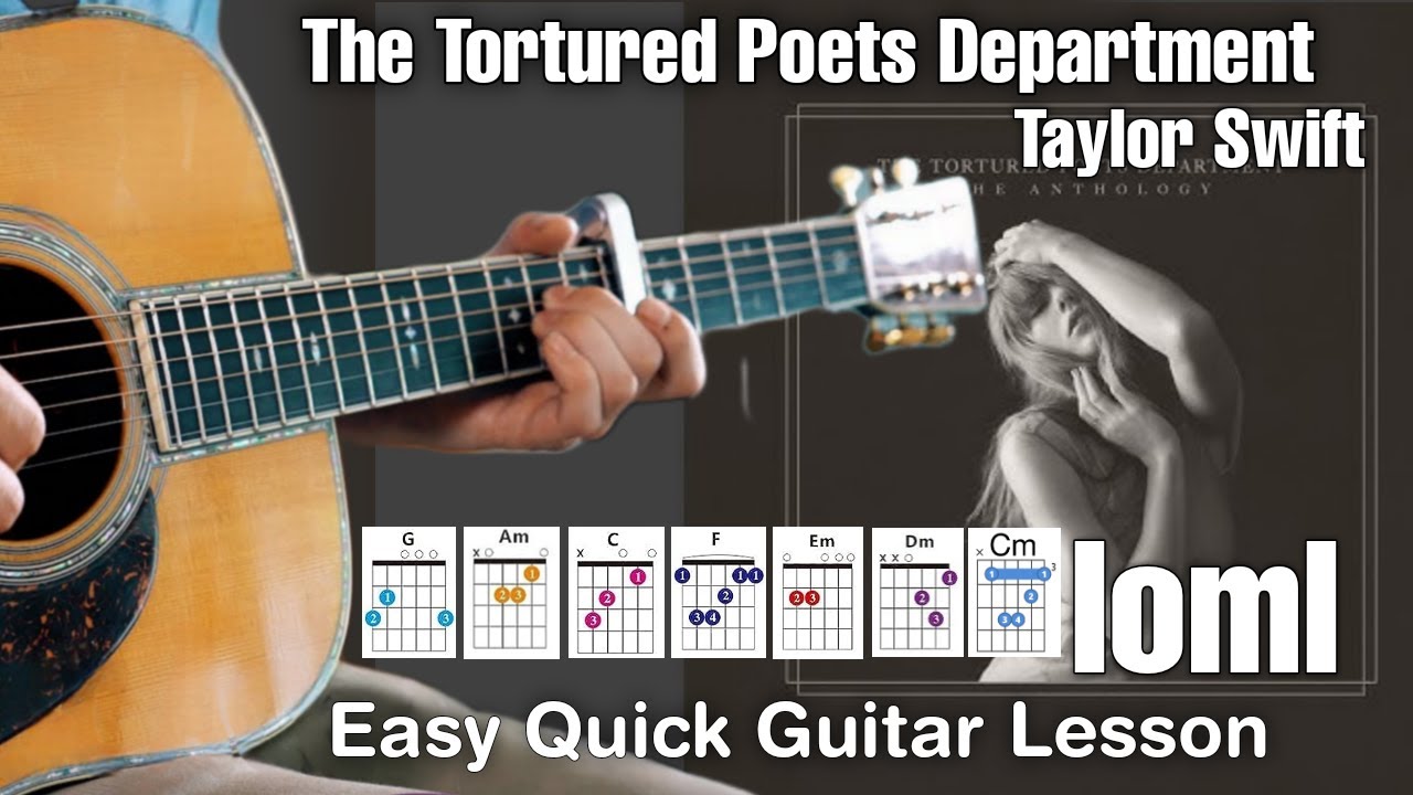 Loml Taylor Swift Guitar Cover Lesson Easy Chords Finger loml-taylor-swift-guitar-cover-lesson-easy-chords-finger