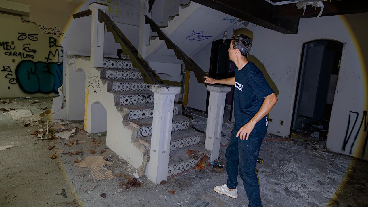 FOI ASSUSTADOR SUBIR NA PARTE DE CIMA DO CASARÃO