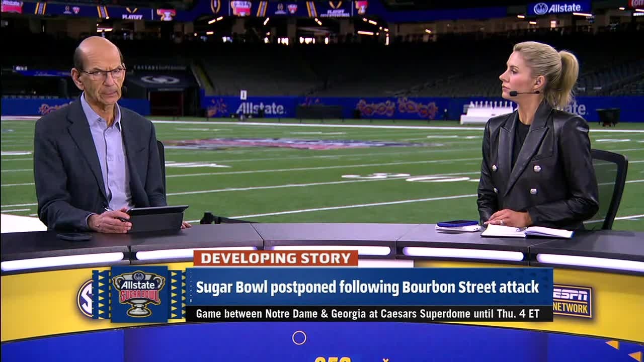 Laura Rutledge Finebaum Laura Rutledge on the Sugar Bowl's postponement after New Orleans ...