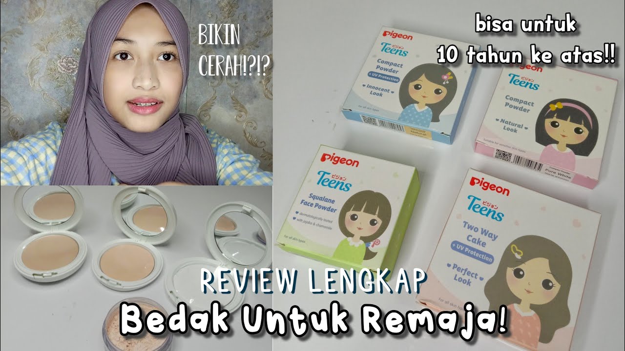 Review Lengkap Bedak Pigeon Teens! Apa Bedanya? - YouTube