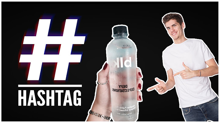 # HASHTAG | ČIERNA VODA? BLK!