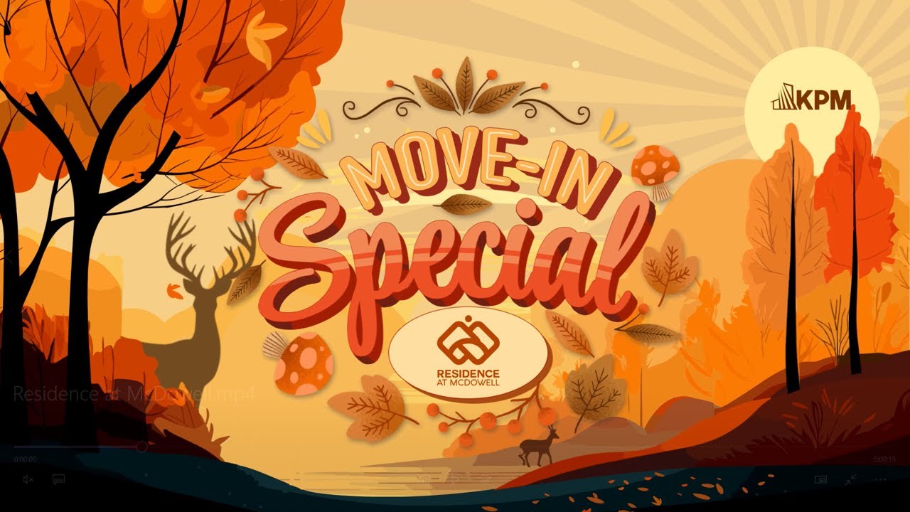 August & September Move-in Specials: Residence at McDowell Apartments