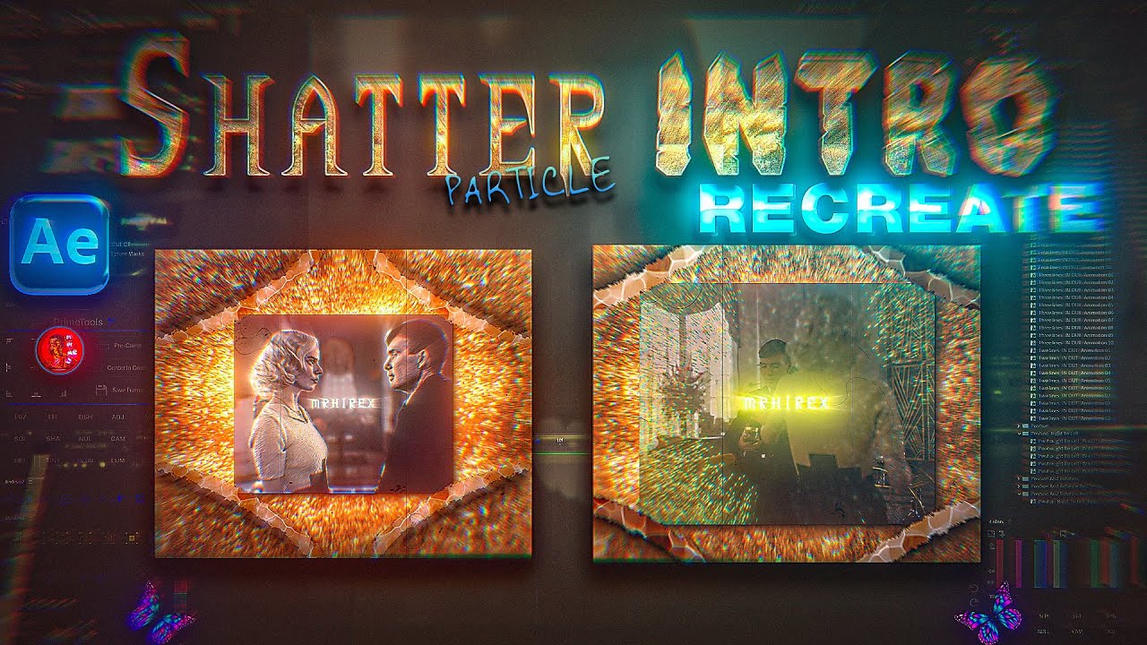 How To Create Unique Particle Intros | After Effect Tutorial. - YouTube