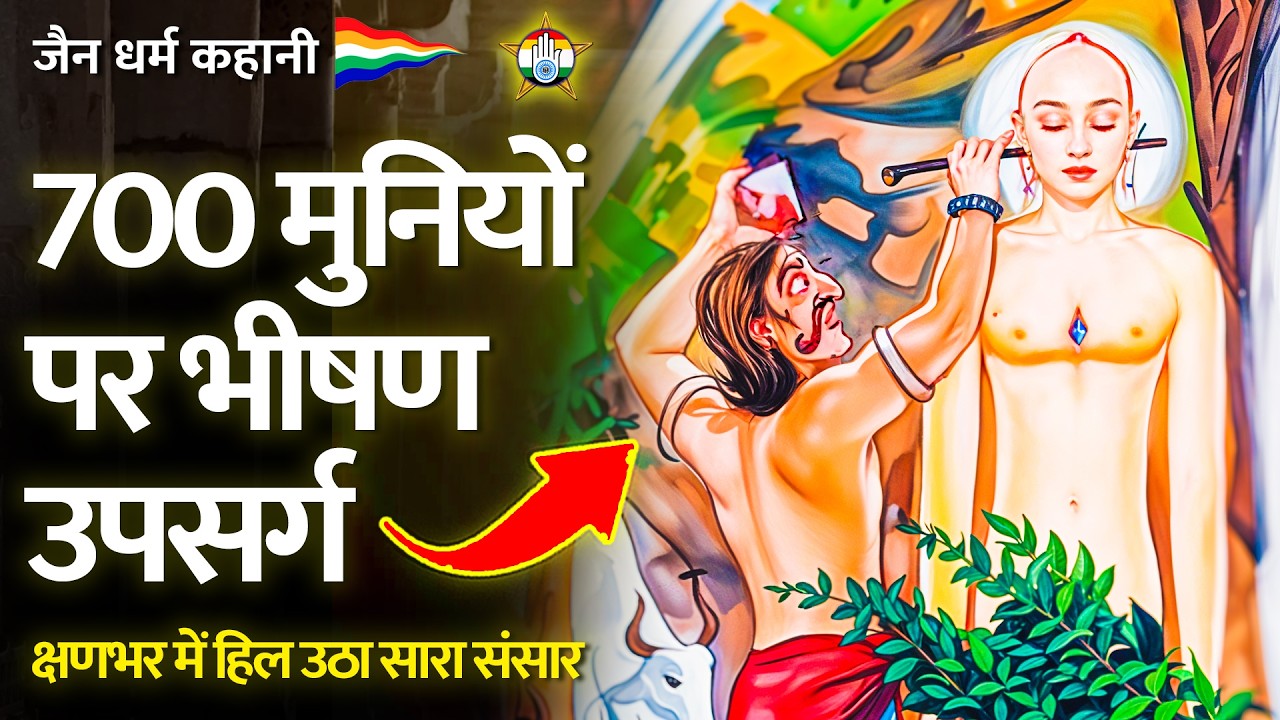 700 जैन मुनियों पर भीषण उपसर्ग - क्षणभर में हिल उठा सारा संसार -  जैन कहानी | जैन संसार