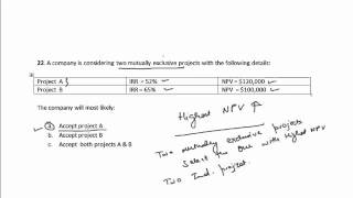 CFA Tutorial: Quantitative Methods (Internal Rate of Return & Net Present Value)